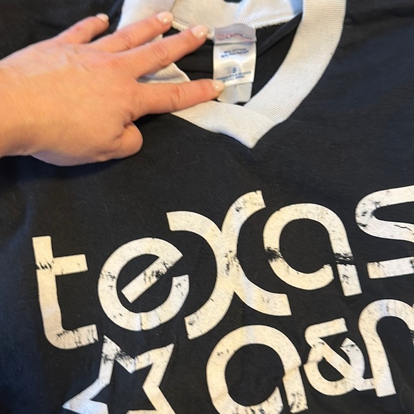 👚SOLD 👚 Texas A&M Tshirt Lot Short and Long Sleeve Women’s XS - Picture 11 of 13